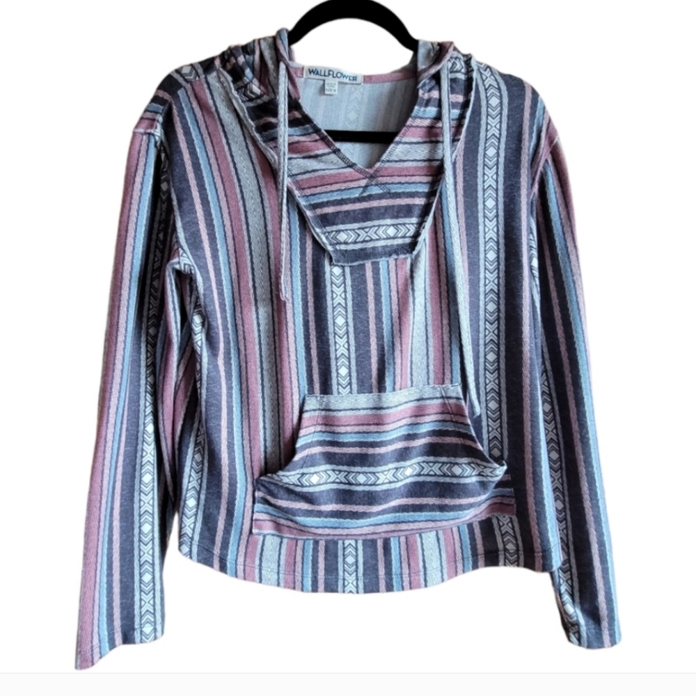 Wallflower Baja Sweater Hoodie - Artic Tribe